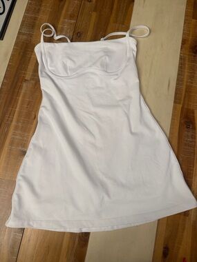 ALO Yoga White Mini Slip Dress